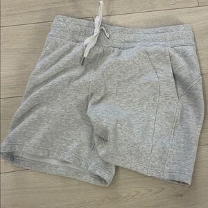 lululemon athletica Heather Gray Women's Athletic Drawstring Shorts